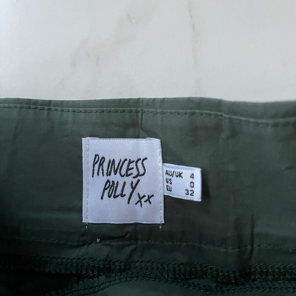 Brand new Princess Polly Pleated Mini Skirt in green size 0 - Picture 2 of 5